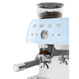 Smeg 50s Style Retro EGF03 Bean-to-Cup Espresso Coffee Machine - Pastel Blue