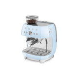 Smeg 50s Style Retro EGF03 Bean-to-Cup Espresso Coffee Machine - Pastel Blue
