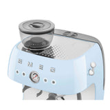Smeg 50s Style Retro EGF03 Bean-to-Cup Espresso Coffee Machine - Pastel Blue