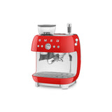 Smeg 50s Style Retro EGF03 Bean-to-Cup Espresso Coffee Machine - Red