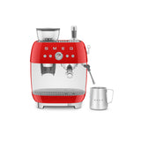 Smeg 50s Style Retro EGF03 Bean-to-Cup Espresso Coffee Machine - Red