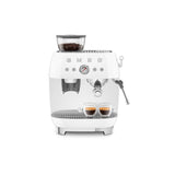 Smeg 50s Style Retro EGF03 Bean-to-Cup Espresso Coffee Machine - White