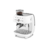 Smeg 50s Style Retro EGF03 Bean-to-Cup Espresso Coffee Machine - White