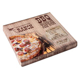 Eddingtons Ranch 13cm BBQ & Woodfire Pizza Stone with Chrome Stand