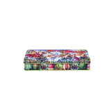 Elite Gift Boxes Vintage Christmas Long Shallow Rectangular Tin