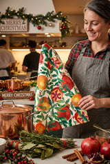Emma Bridgewater 100% Cotton Tea Towel - Festive Pomegranate