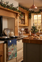 Emma Bridgewater Christmas 100% Cotton Tea Towel - London At Christmas