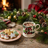 Emma Bridgewater Christmas 175ml Small Mug - Holly