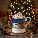 Emma Bridgewater Festive Half Pint Mug - Midnight Squirrel