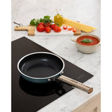 Smeg Cookware 24cm Non-Stick Ceramic Coated Frying Pan - Matte Emerald Green