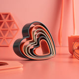 Fusion Twist 6-Piece Cookie Cutters - Heart