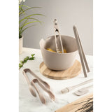 Fusion Twist Food Tongs - Grey