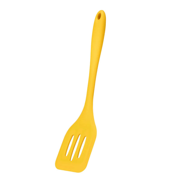 Fusion Twist Silicone Slotted Turner - Yellow