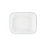 Falcon Enamel 28cm Bake Pan - White/Blue