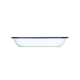 Falcon Enamel 31cm Bake Pan - White/Blue