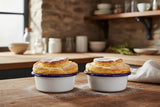 Falcon Enamel 8cm Ramekin - White/Blue