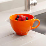Zeal Berry 10cm Melamine Colander with Handle - Orange