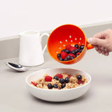 Zeal Berry 10cm Melamine Colander with Handle - Orange