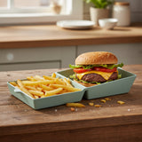 Zeal Melamine Burger Box - Sage Green