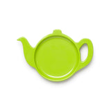 Zeal Melamine Teapot Shaped Teabag Tidy - Lime Green