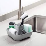Zeal Corner Melamine Sink Tidy - Dark Grey