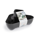 Zeal Corner Melamine Sink Tidy - Dark Grey