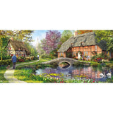 Gibsons 636 Piece Jigsaw Puzzle - Cottage By The Brook