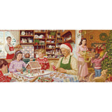 Gibsons 636 Piece Panoramic Jigsaw Puzzle - Preparing For The Big Day