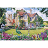 Gibsons Puzzle 4 x 500 Piece - The Gardener's Round