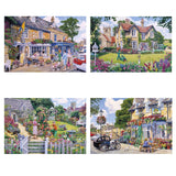 Gibsons Puzzle 4 x 500 Piece - The Gardener's Round