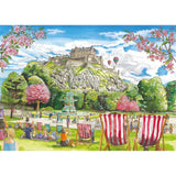 Gibsons 2x 500 Piece Jigsaw Puzzles - Edinburgh