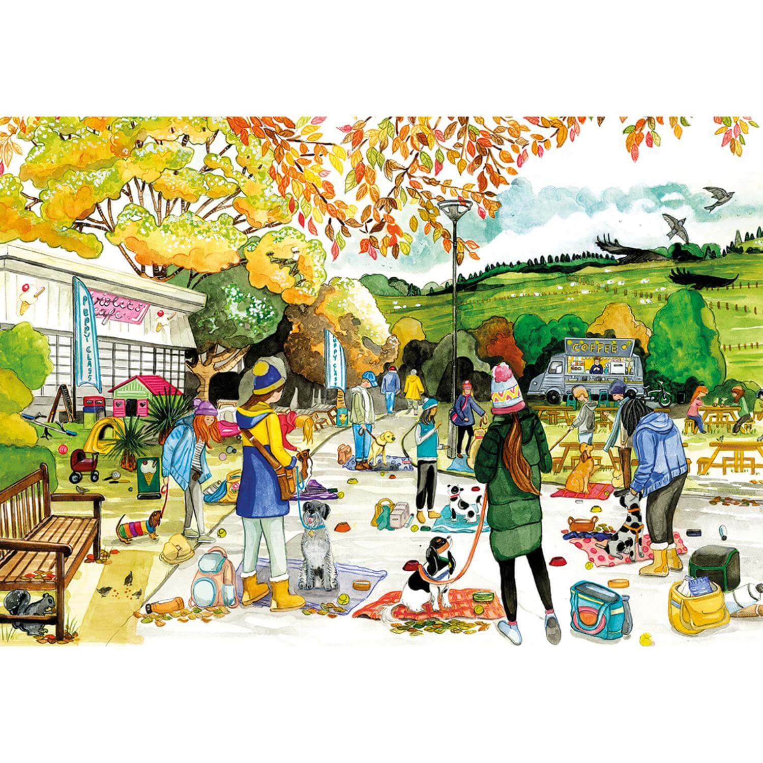 Buy Gibsons | 4x 500 Piece Jigsaw Puzzles - A Dog's Life – Potters Cookshop