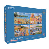 Gibsons Puzzle 4 x 500 Piece - Beside The Seaside