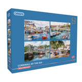 Gibsons Puzzle 4 x 500 Piece - Cornwall By The Sea