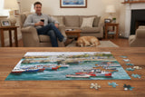 Gibsons Puzzle 4 x 500 Piece - Cornwall By The Sea