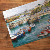 Gibsons Puzzle 4 x 500 Piece - Cornwall By The Sea