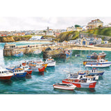 Gibsons Puzzle 4 x 500 Piece - Cornwall By The Sea