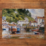 Gibsons Puzzle 4 x 500 Piece - Cornwall By The Sea