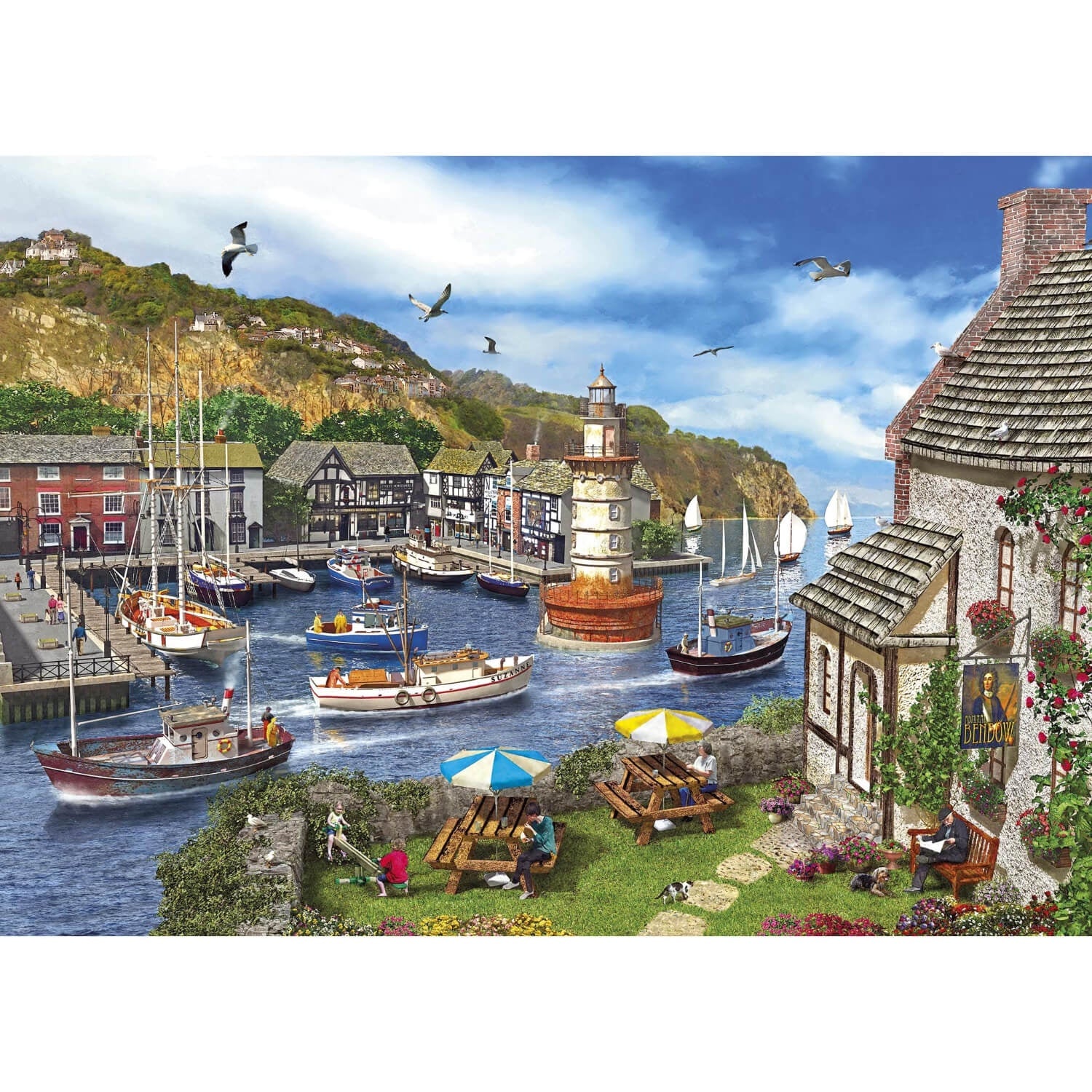 Buy Gibsons | 1000 Piece Jigsaw Puzzle - Lighthouse Bay – Potters Cookshop