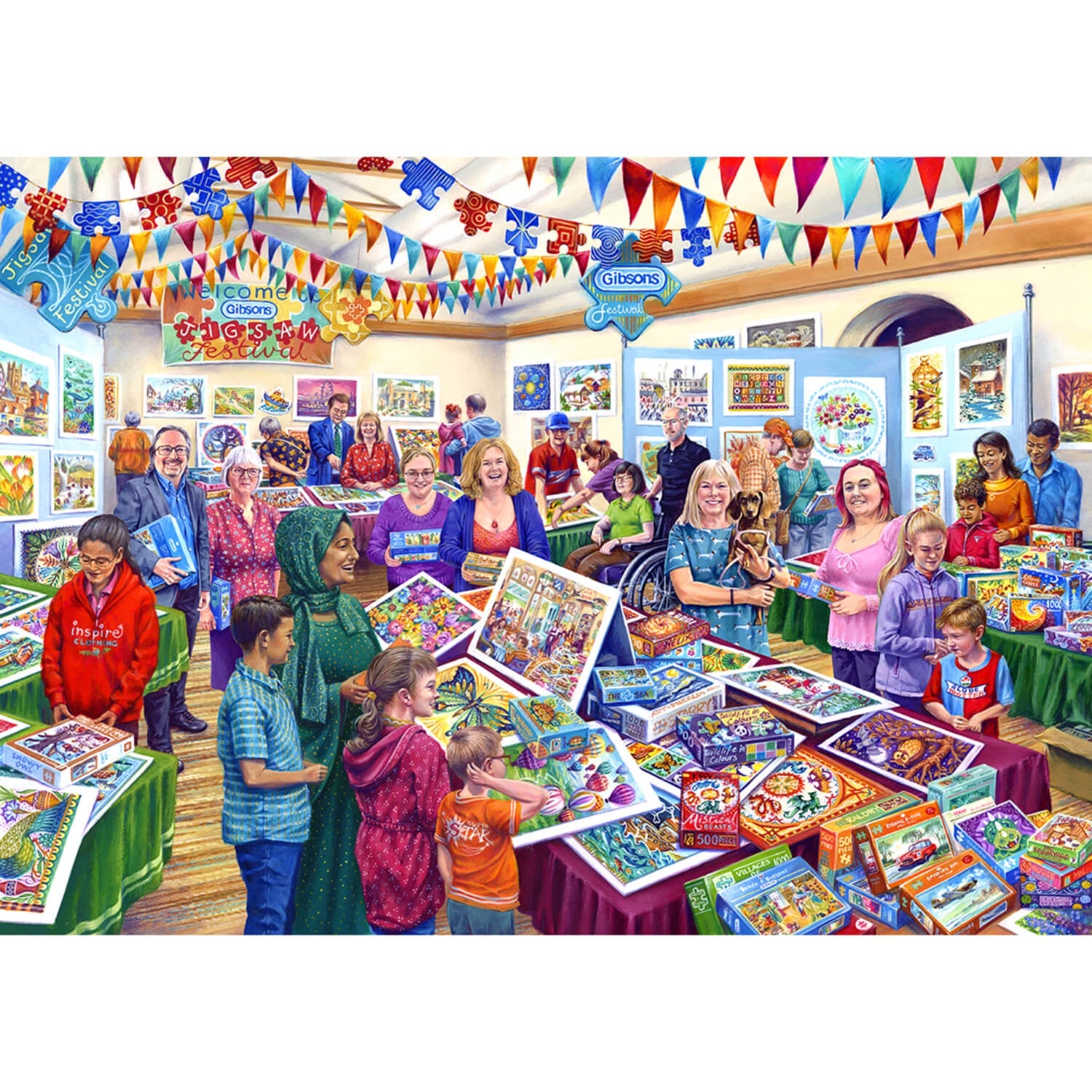 Buy Gibsons | 1000 Piece Jigsaw Puzzle - Puzzle Festival – Potters Cookshop