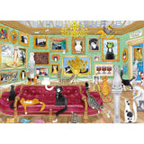 Gibsons 1000 Piece Jigsaw Puzzle - Night At The Meowseum