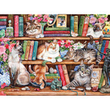 Gibsons 1000 Piece Jigsaw Puzzle - Puss Back In Books
