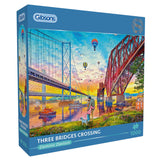 Gibsons 1000 Piece Jigsaw Puzzle - Three Bridges Crossing