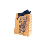 Wrendale Designs by Hannah Dale Small Gift Bag - Little Sausage