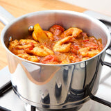 Tower Good Food Stainless Steel Saucepan Set - 3-Piece