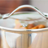 Tower Good Food Stainless Steel Saucepan Set - 3-Piece