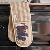 Alex Clark 100% Cotton Double Oven Glove - Man's Best Friend