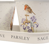 Wrendale Designs by Hannah Dale Set of 3 Herb Pots & Tray - Woodland