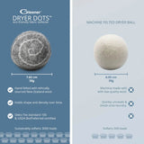 Gleener Dryer Dots Wool Dryer Balls - Pack of 4
