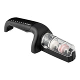 Global G-91/BW Ceramic Wheel Pull Through Knife Sharpener - White Dots